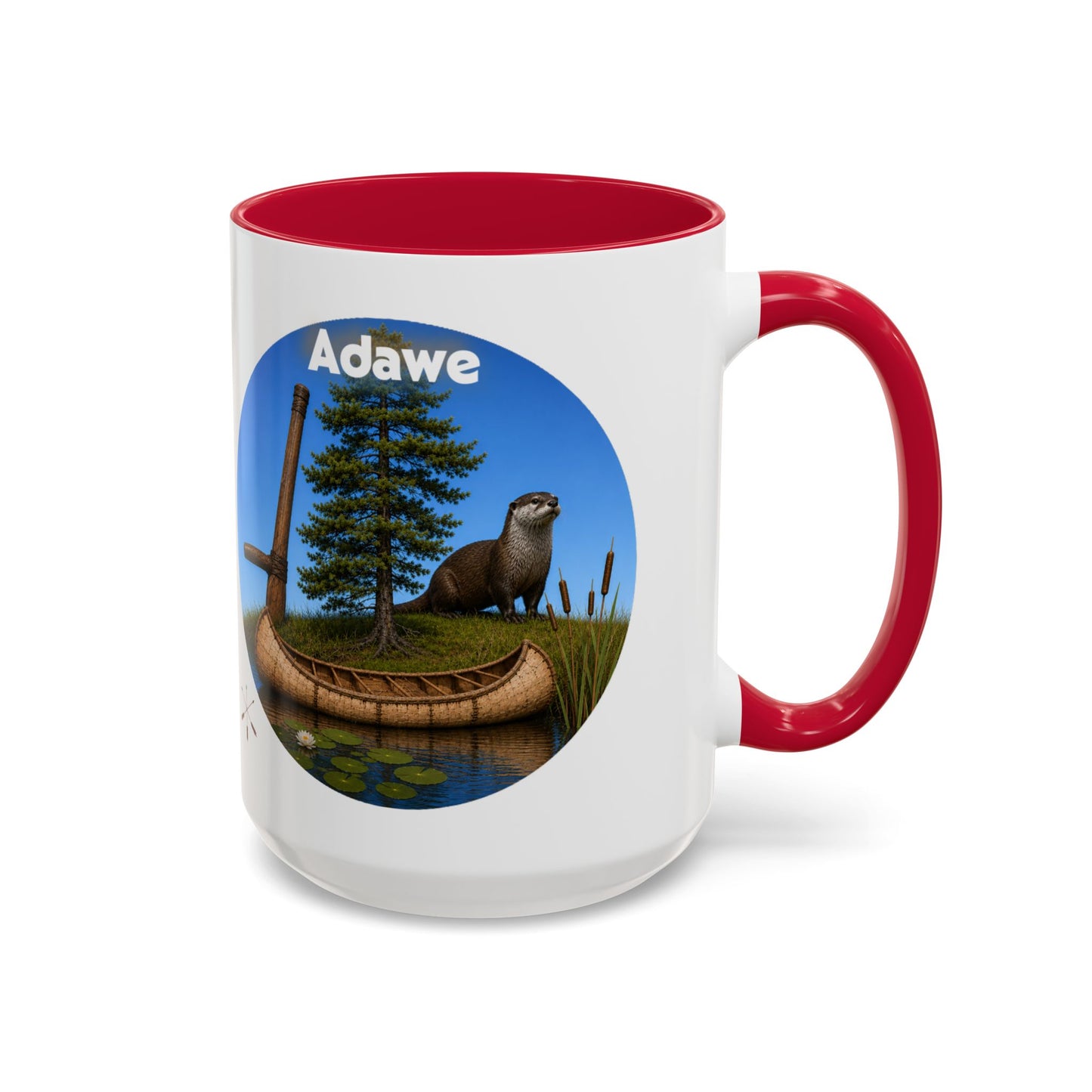 Ottawa Adawe Otter Canoe Mug — Nature Wildlife Coffee Cup (11oz & 15oz)