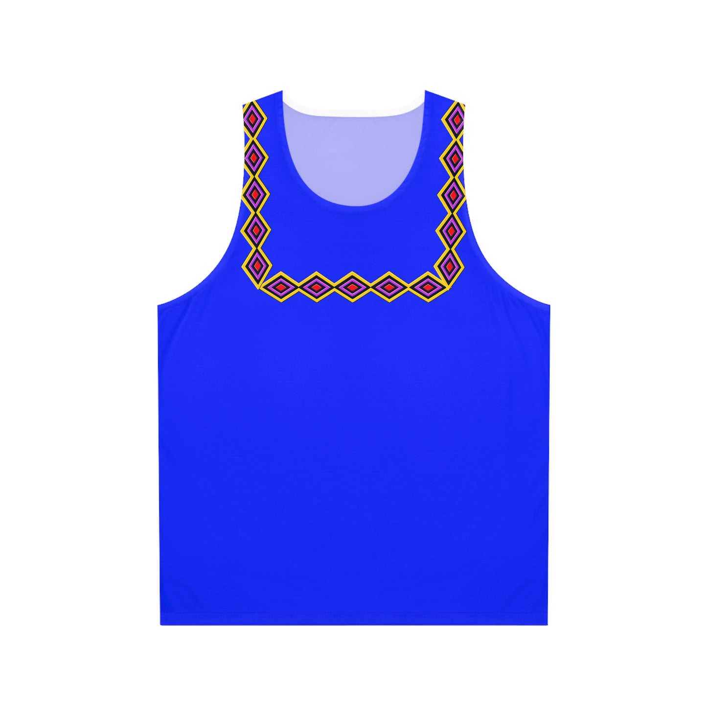 Chahta Blue Diamond Yoke Tank Top