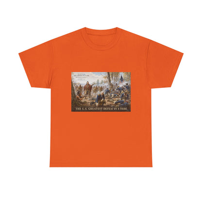 Chief Little Turtle Historical Battle Tee — "The U.S. Greatest Defeat by a Tribe" Cotton T-Shirt