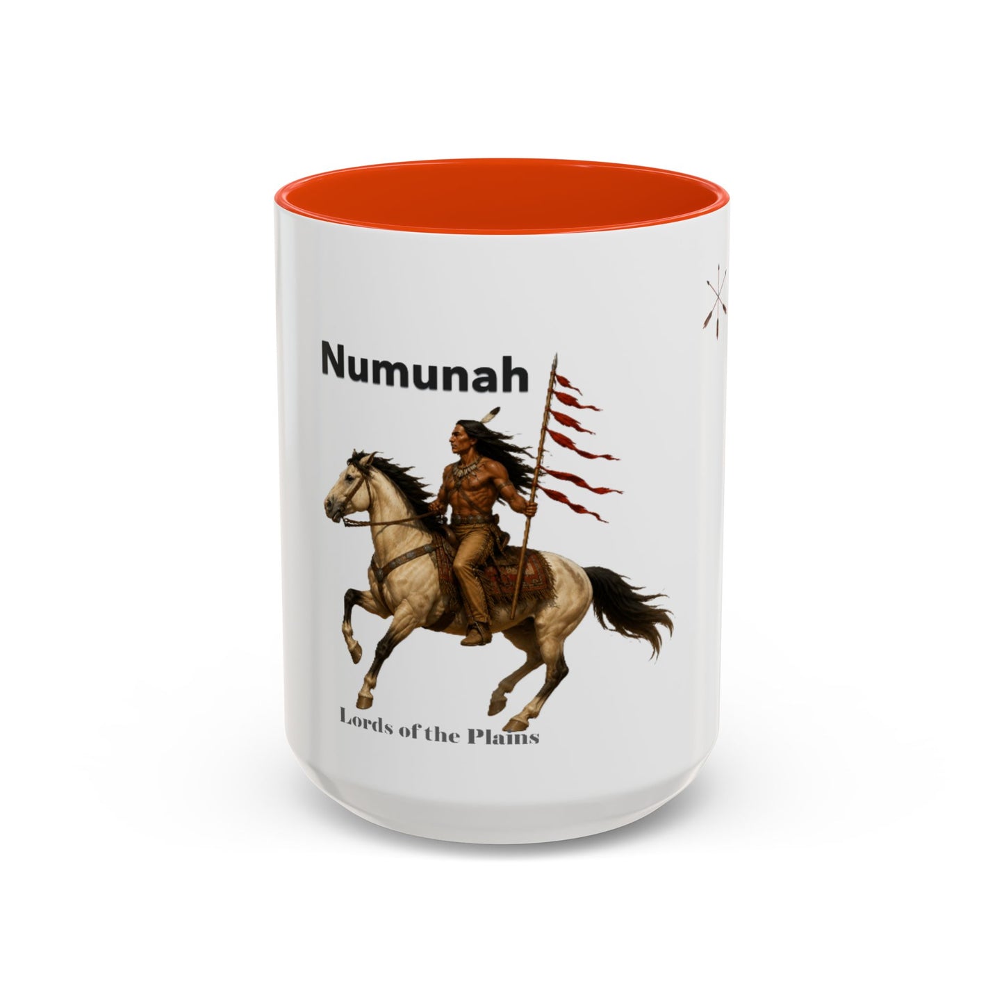 Comanche Numunah ‘Lords of the Plains’ Horseman Coffee Mug — Native Warrior Ceramic Mug (11oz/15oz)