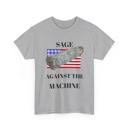 Sage Against the Machine T-Shirt — American Flag Smudge Stick Tee