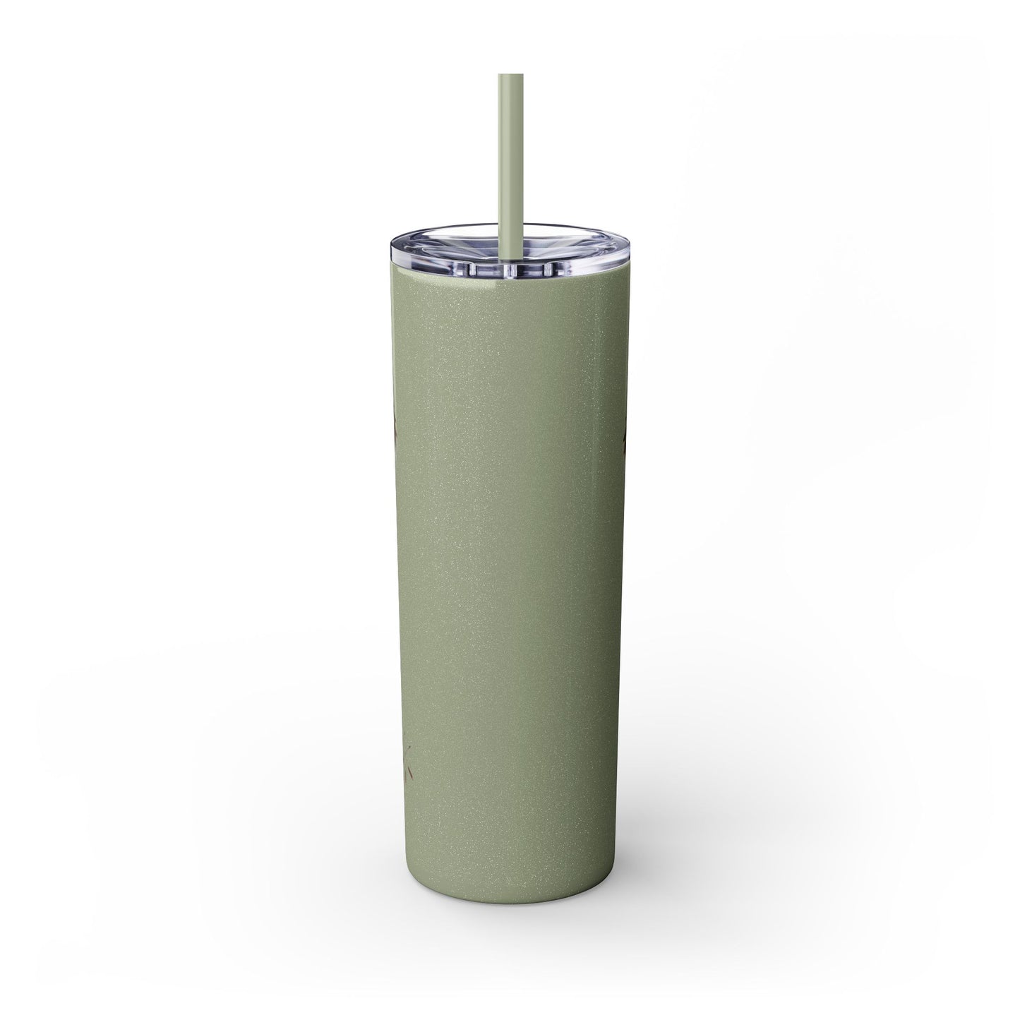Delaware West Turtle Skinny Tumbler 20oz — Colorful Sea Turtle Travel Cup with Straw