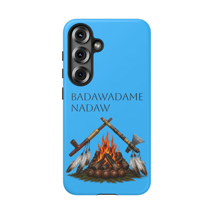 Pottawatomi Tough Cases: 'Badawadame Nadaw' Campfire & Tools Phone Case
