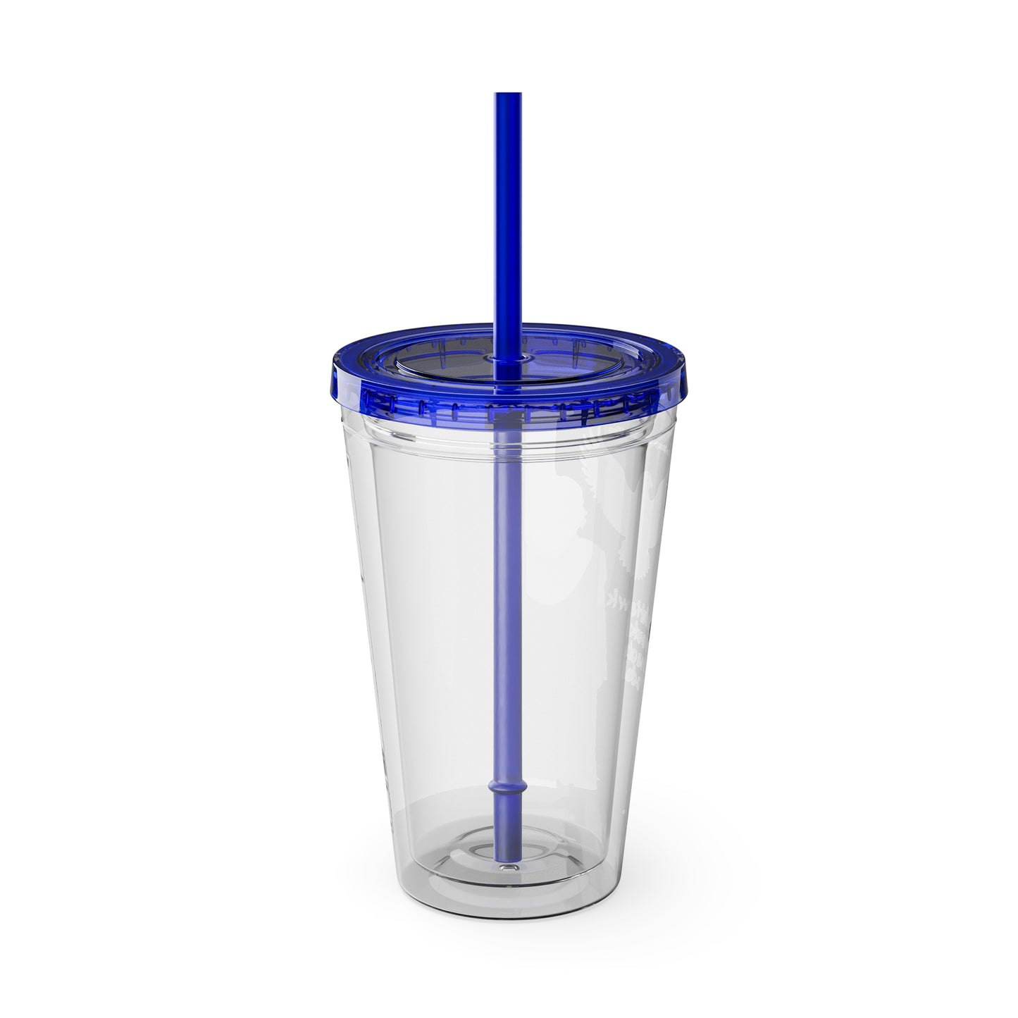 Blackhawk 16oz Tumbler with Straw — Illustrated Map & Raven Design