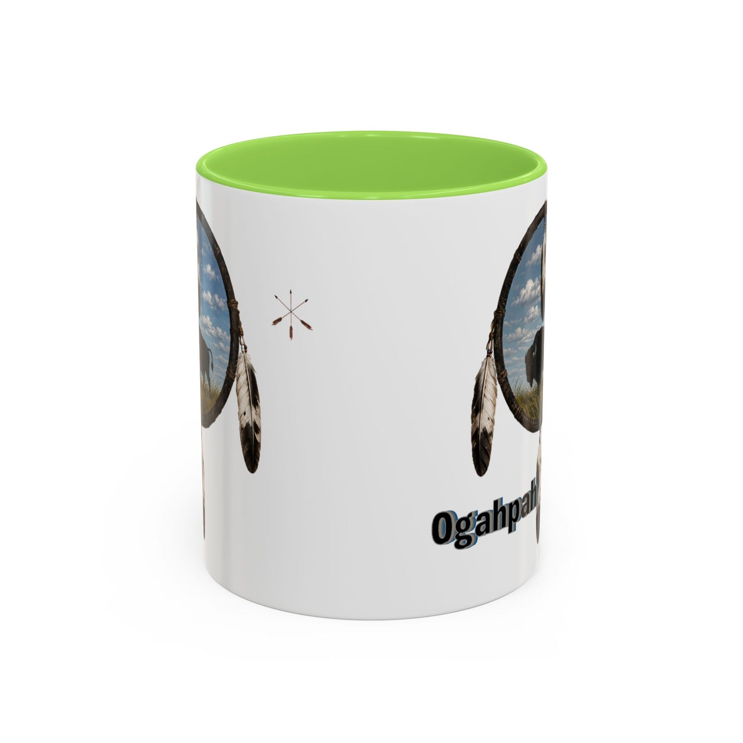 Quapaw Buffalo Mug – Ogahpah Native Spirit Ceramic Coffee Cup (11oz/15oz)