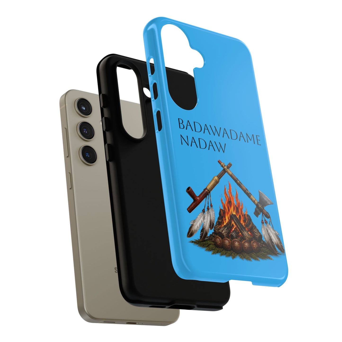 Pottawatomi Tough Cases: 'Badawadame Nadaw' Campfire & Tools Phone Case