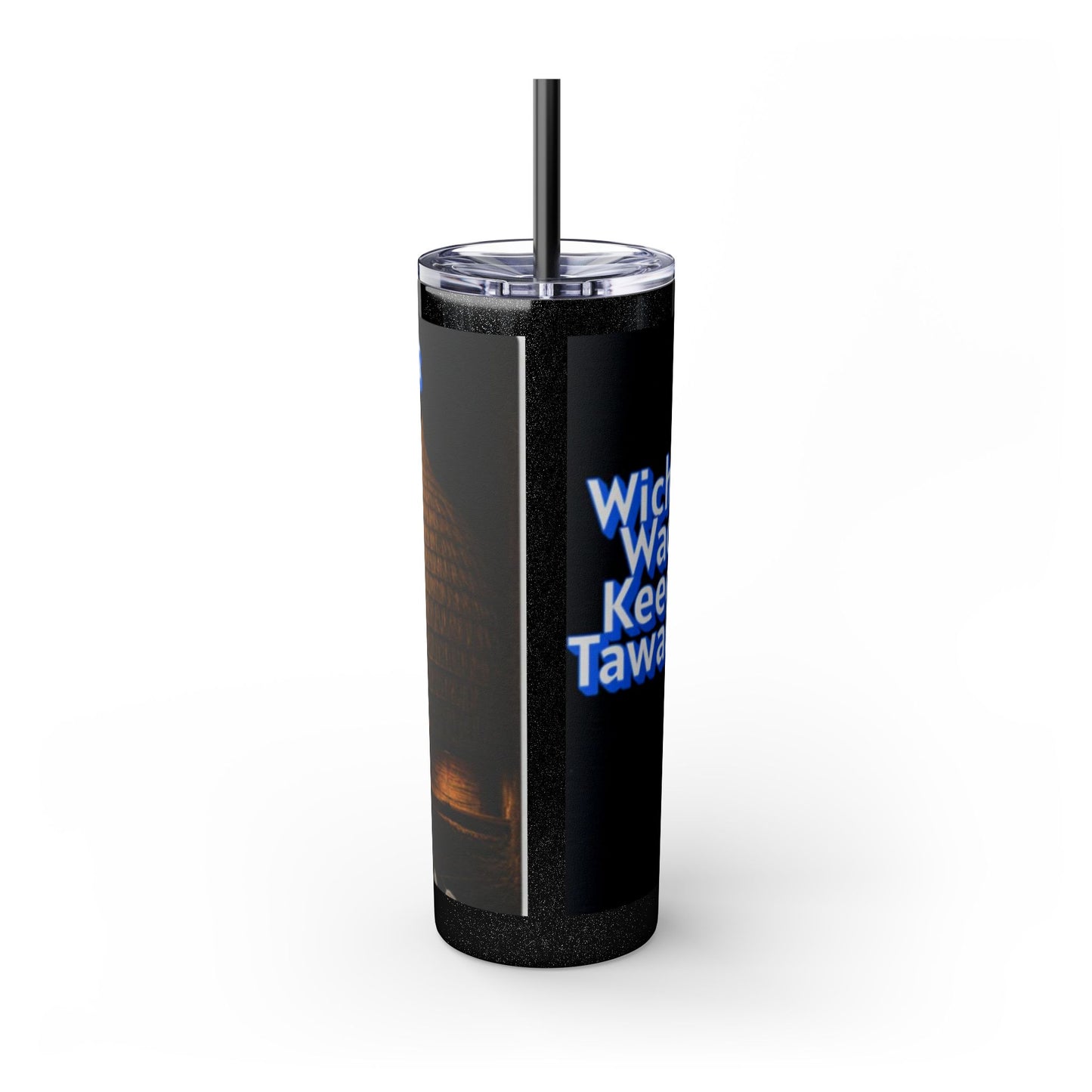 Wichita Skinny Tumbler with Straw, 20oz