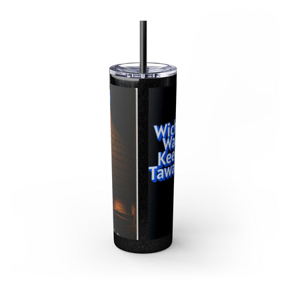 Wichita Skinny Tumbler with Straw, 20oz