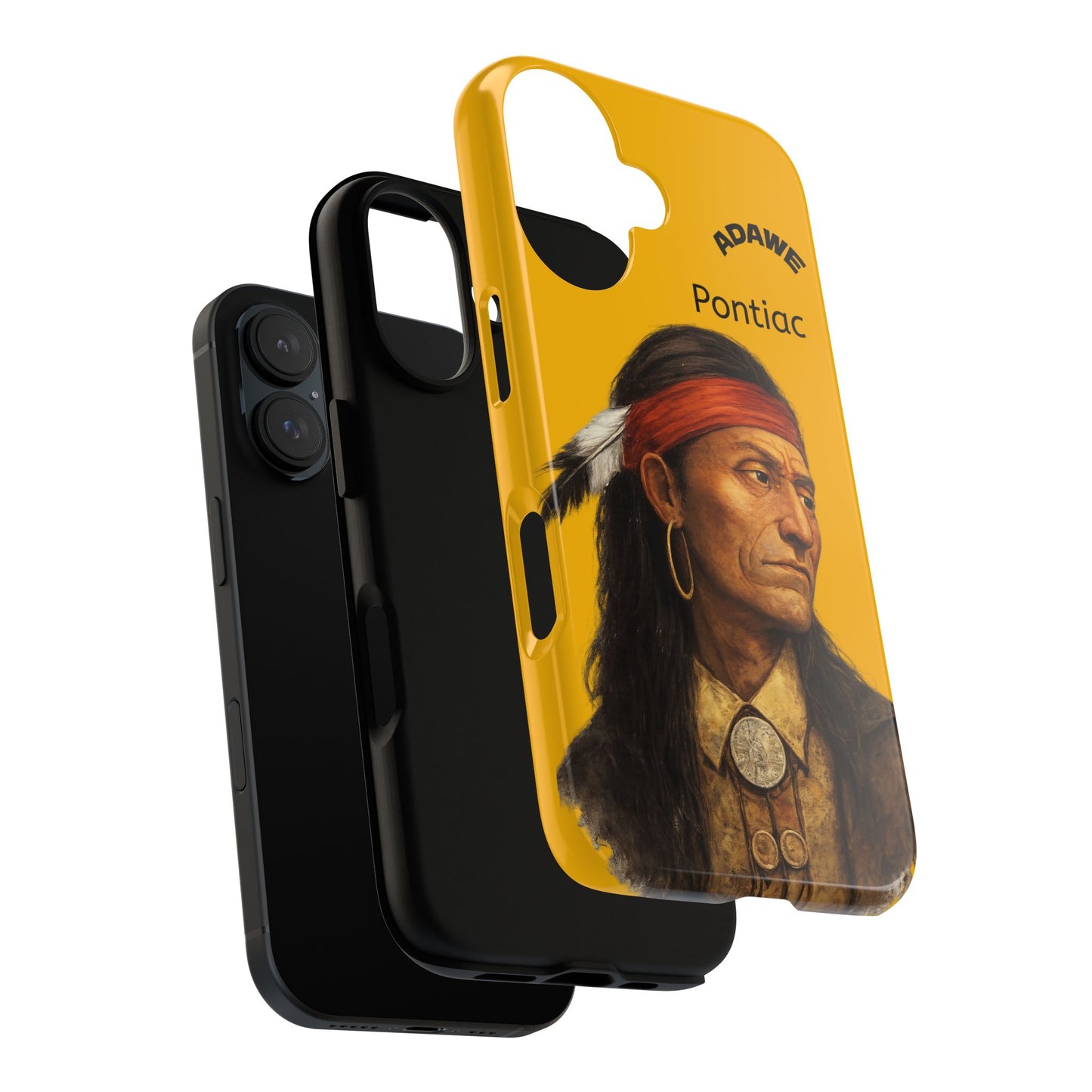Ottawa Phone Case - ADAWE Canoe & Otter Design (Yellow)