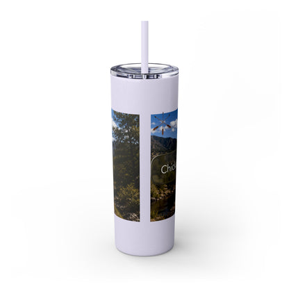 Chickasaw Skinny Tumbler with Straw, 20oz