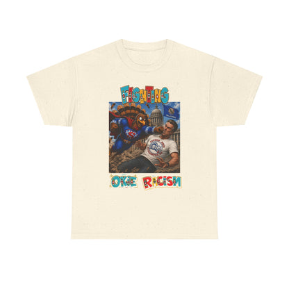 Turkey T-Shirt — Retro Comic 'Stop Racism' Graphic Tee
