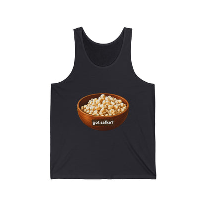 Got Safke Tank Top — "got s afke?" Funny Snack Lover Graphic Tank