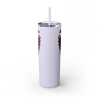 AQ Skinny Tumbler with Straw, 20oz