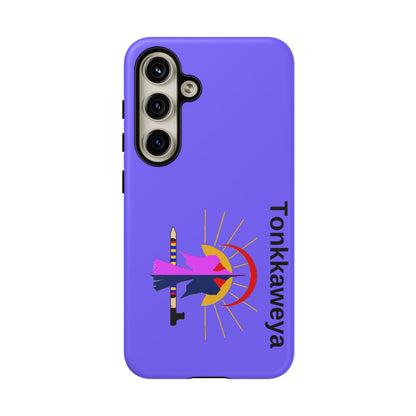 Tonkawa Phone Case — Tonkkaweya Sunrise Design (Protective Purple Hard Shell)