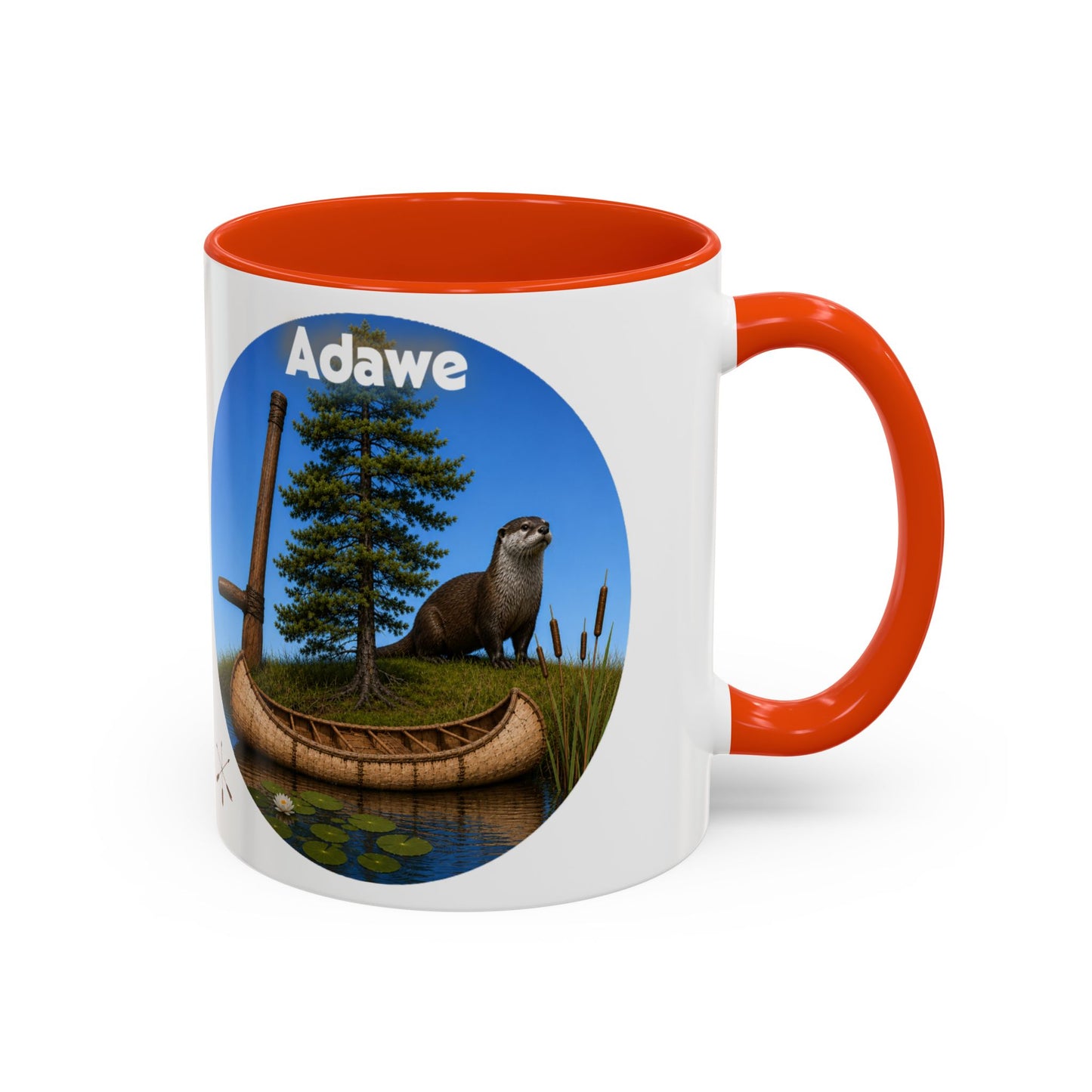 Ottawa Adawe Otter Canoe Mug — Nature Wildlife Coffee Cup (11oz & 15oz)