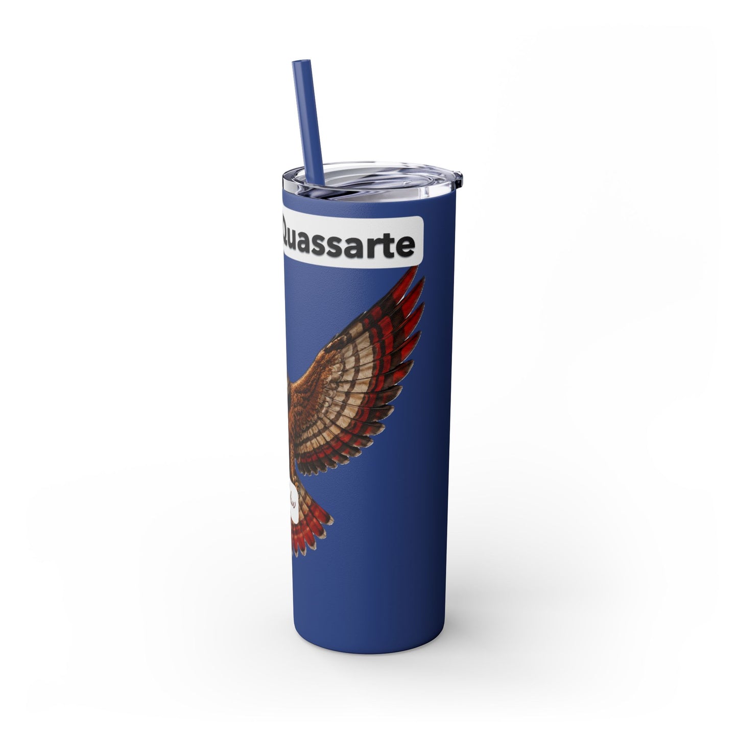 AQ Skinny Tumbler with Straw, 20oz