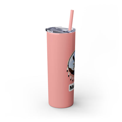 Modoc Eagle Skinny Tumbler – 20oz Straw Travel Cup (Maklaks)