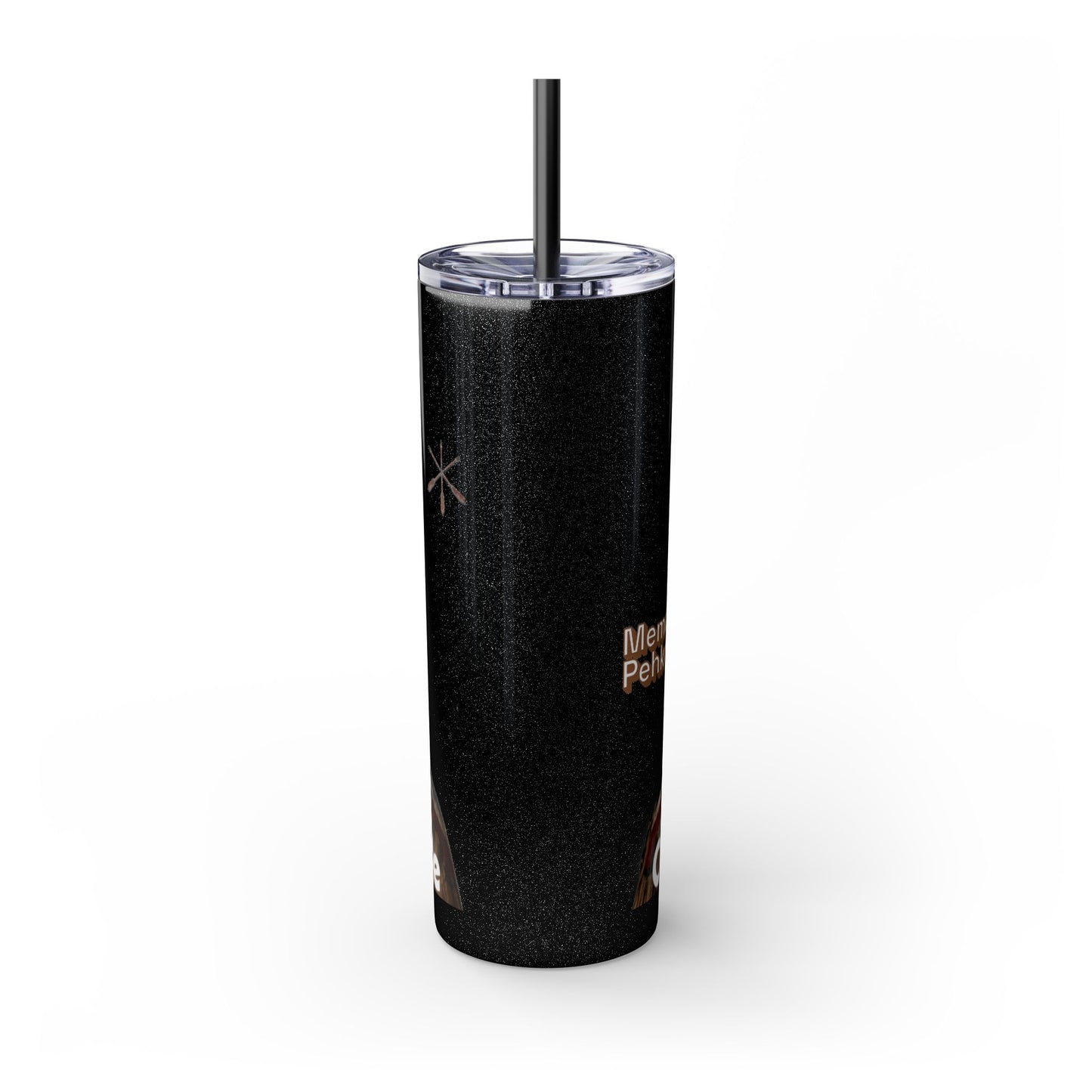 Miami 20oz Skinny Tumbler with Straw — Native Chief Portrait Travel Cup
