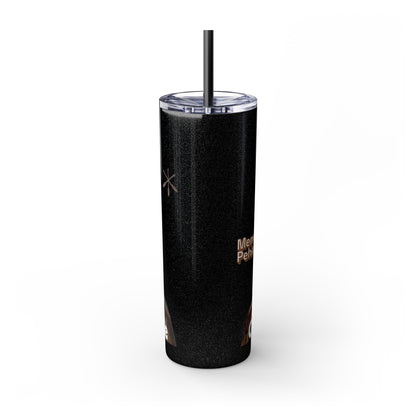 Miami 20oz Skinny Tumbler with Straw — Native Chief Portrait Travel Cup