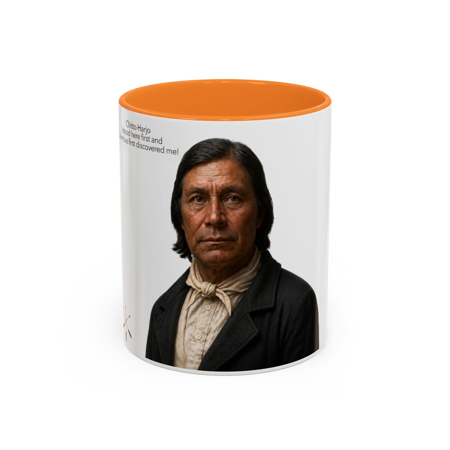 Chitto Harjo Portrait Mug — Historical Native American Portrait Coffee Mug (11oz, 15oz)