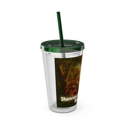 Shawnee Absentee Sunsplash Tumbler with Straw, 16oz