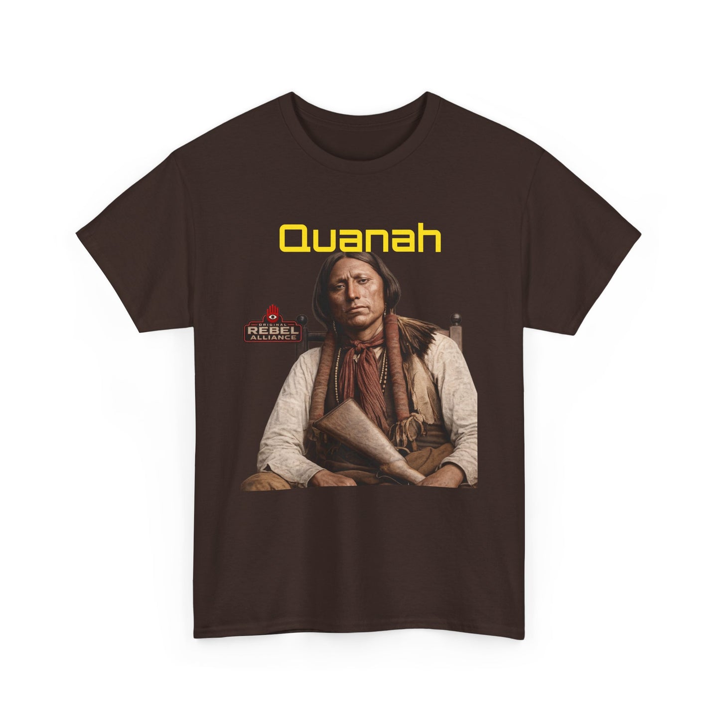 Quanah Tee — Vintage Native American Portrait Graphic T-Shirt