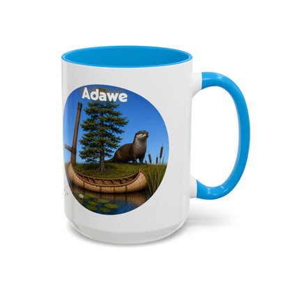 Ottawa Adawe Otter Canoe Mug — Nature Wildlife Coffee Cup (11oz & 15oz)