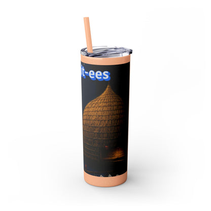Wichita Skinny Tumbler with Straw, 20oz