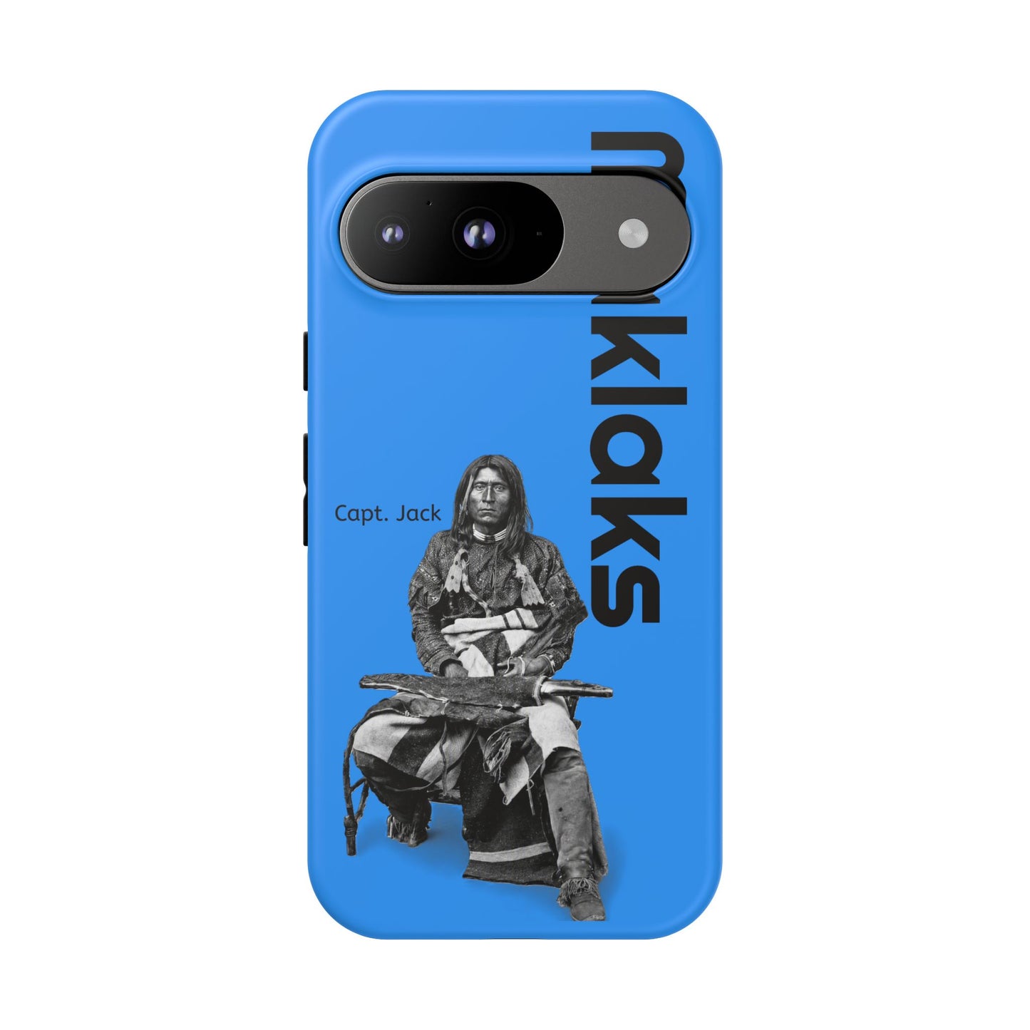 Modoc Blue 'Maklaks' Tough Phone Case with Eagle Drum Design