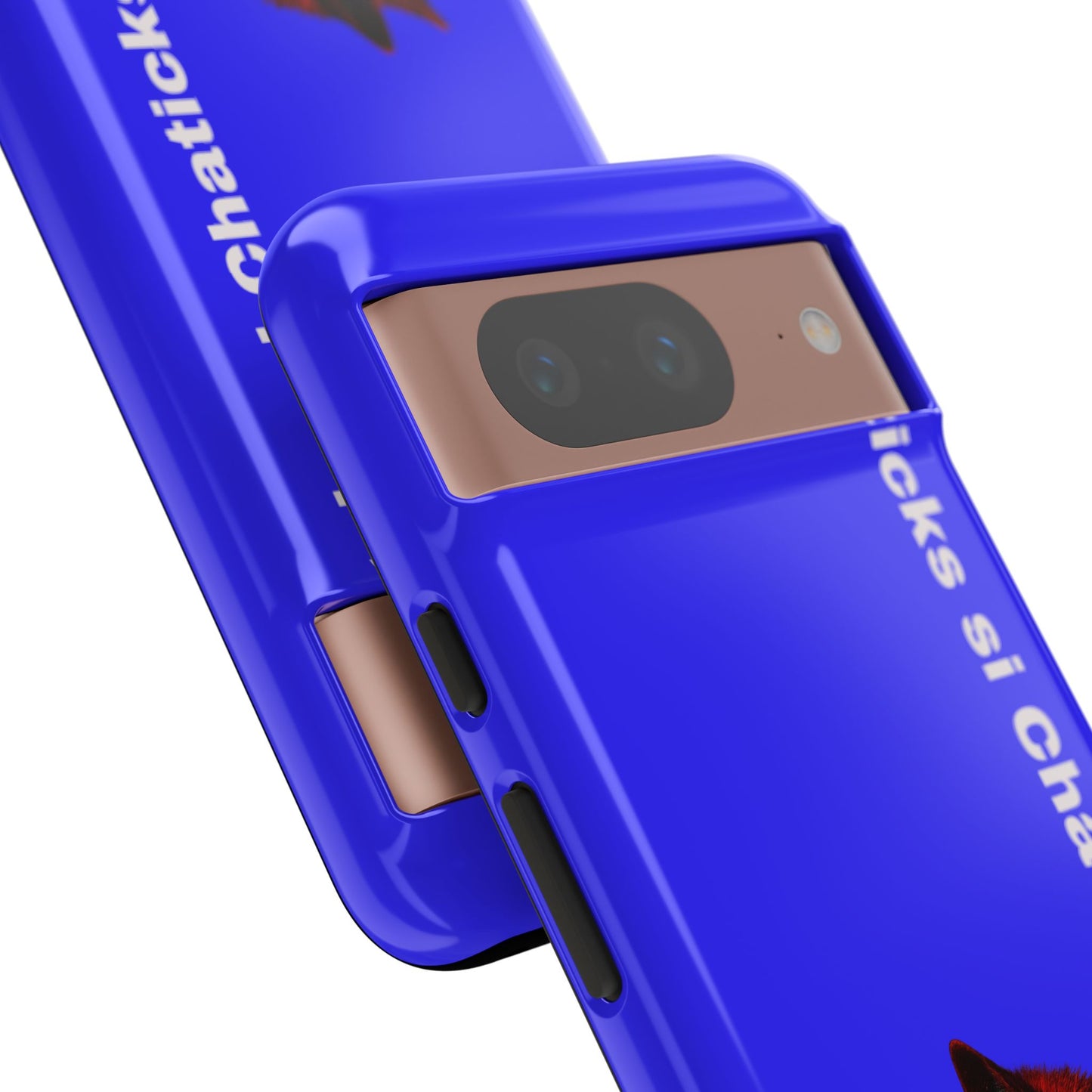 Pawnee Phone Case — Blue 'Chaticks si Chaticks' Wolf Logo Tough Case