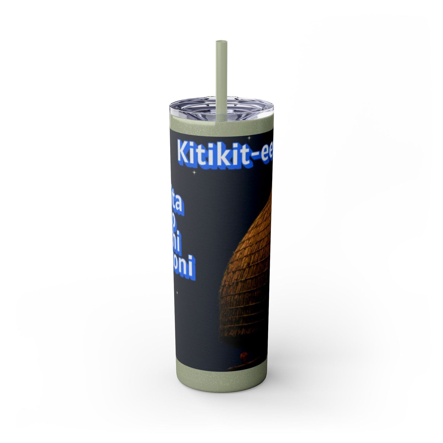 Wichita Skinny Tumbler with Straw, 20oz