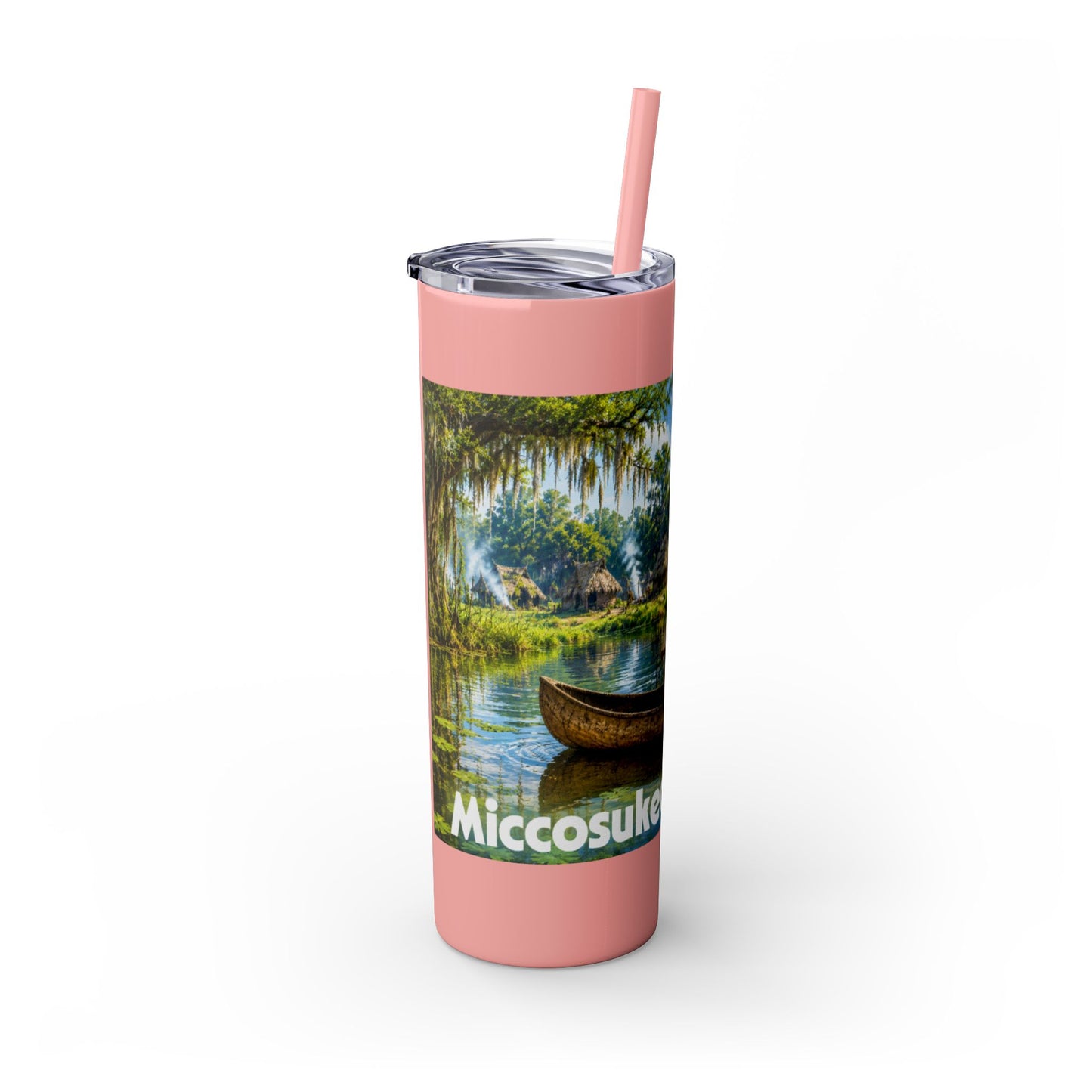 Seminole Skinny Tumbler with Straw, 20oz