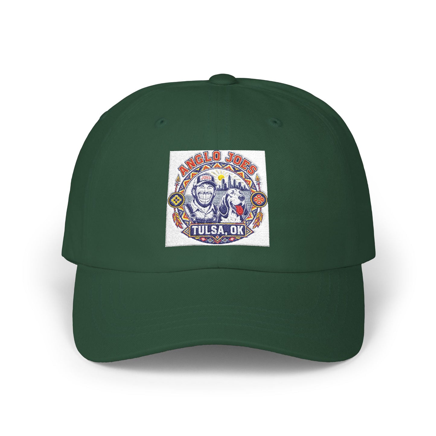 Tulsa OK Vintage Bison Patch Dad Cap