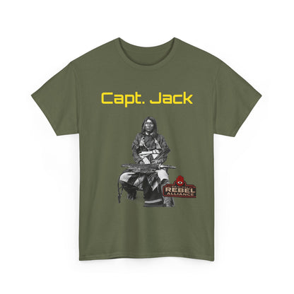 Capt. Jack Graphic Tee — Rebel Archer Vintage Arrow Back Print