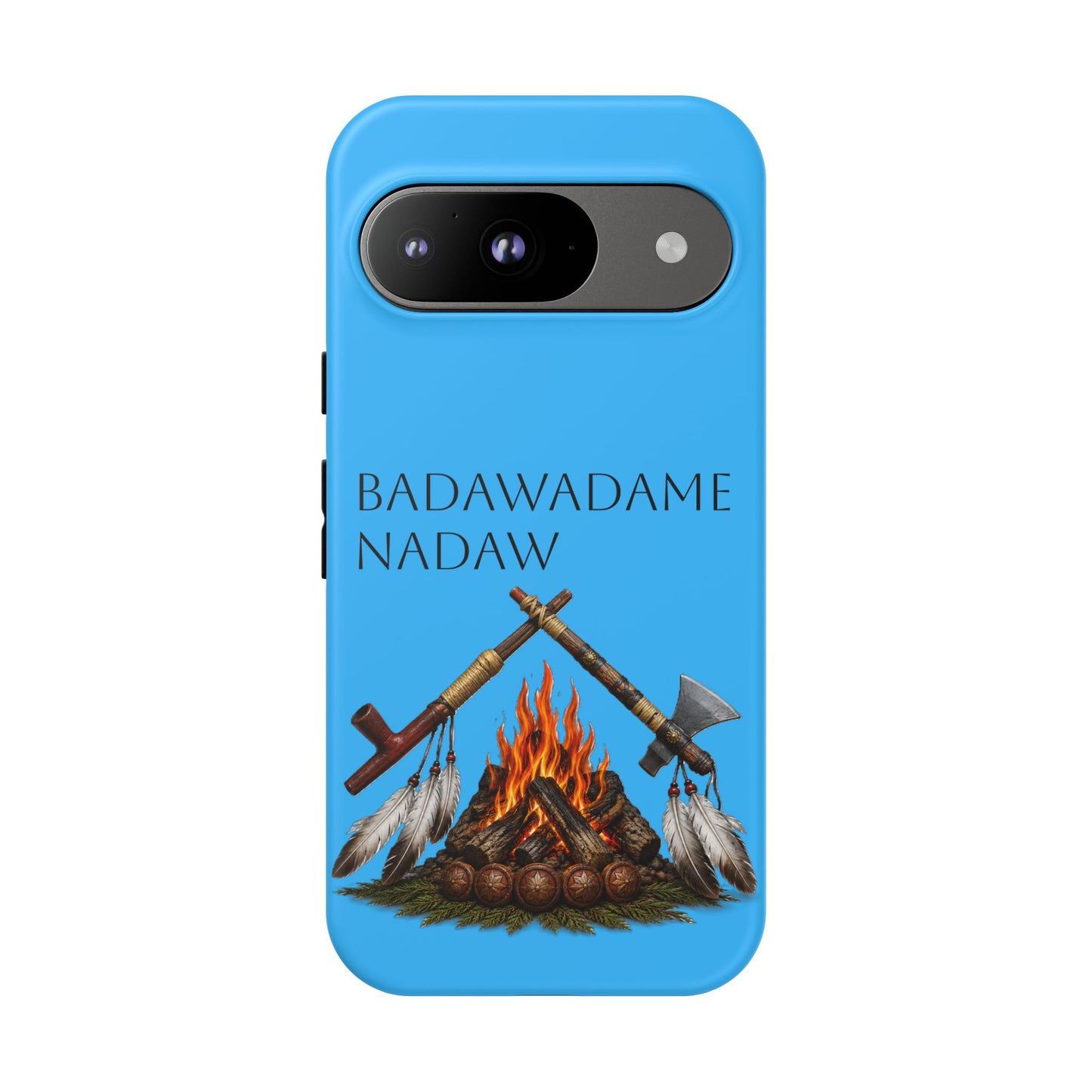 Pottawatomi Tough Cases: 'Badawadame Nadaw' Campfire & Tools Phone Case
