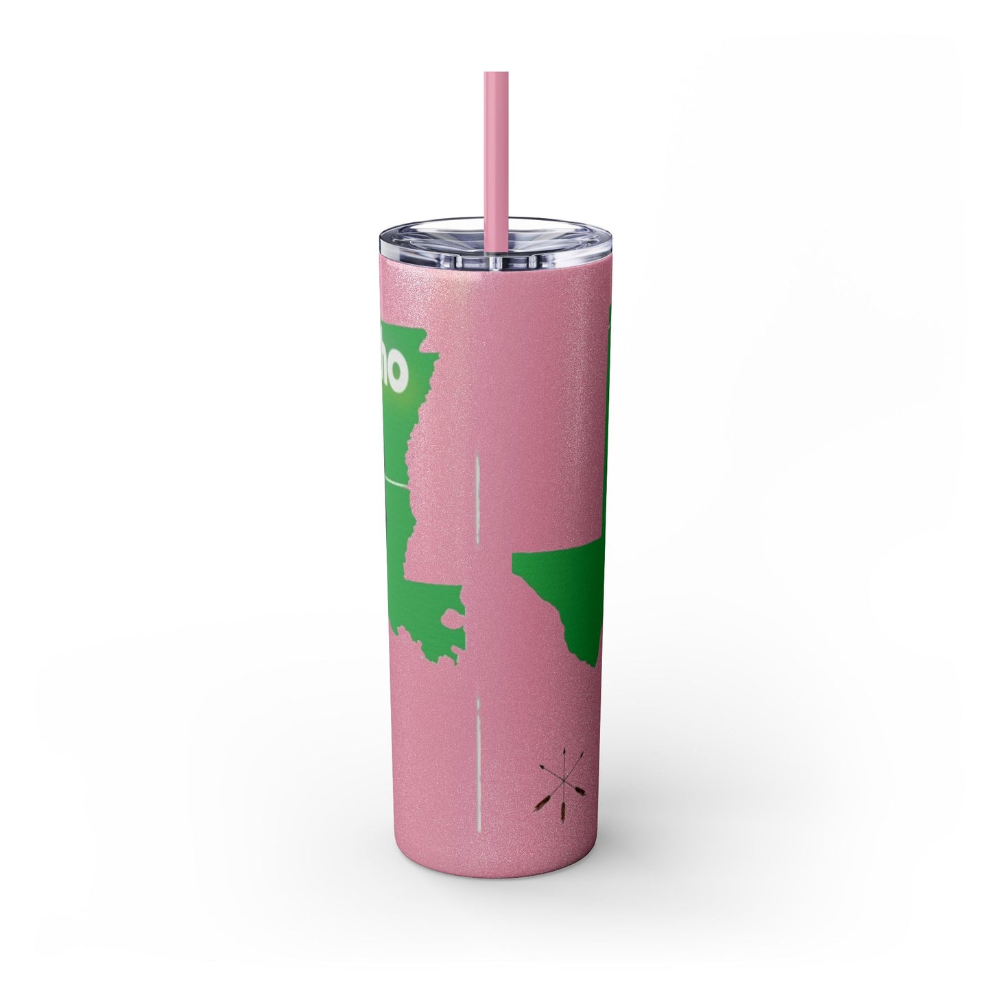 Caddo Kadohadoha Texas Map 20oz Skinny Tumbler with Straw