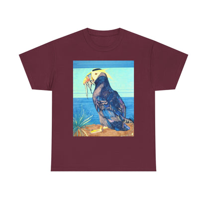 Puffin Beach Tee — Vintage Seaside Bird Graphic T-Shirt