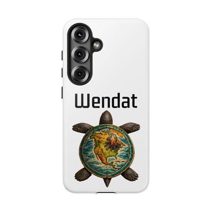 Wyandotte Wendat Turtle Phone Case — Indigenous Turtle Shield Design