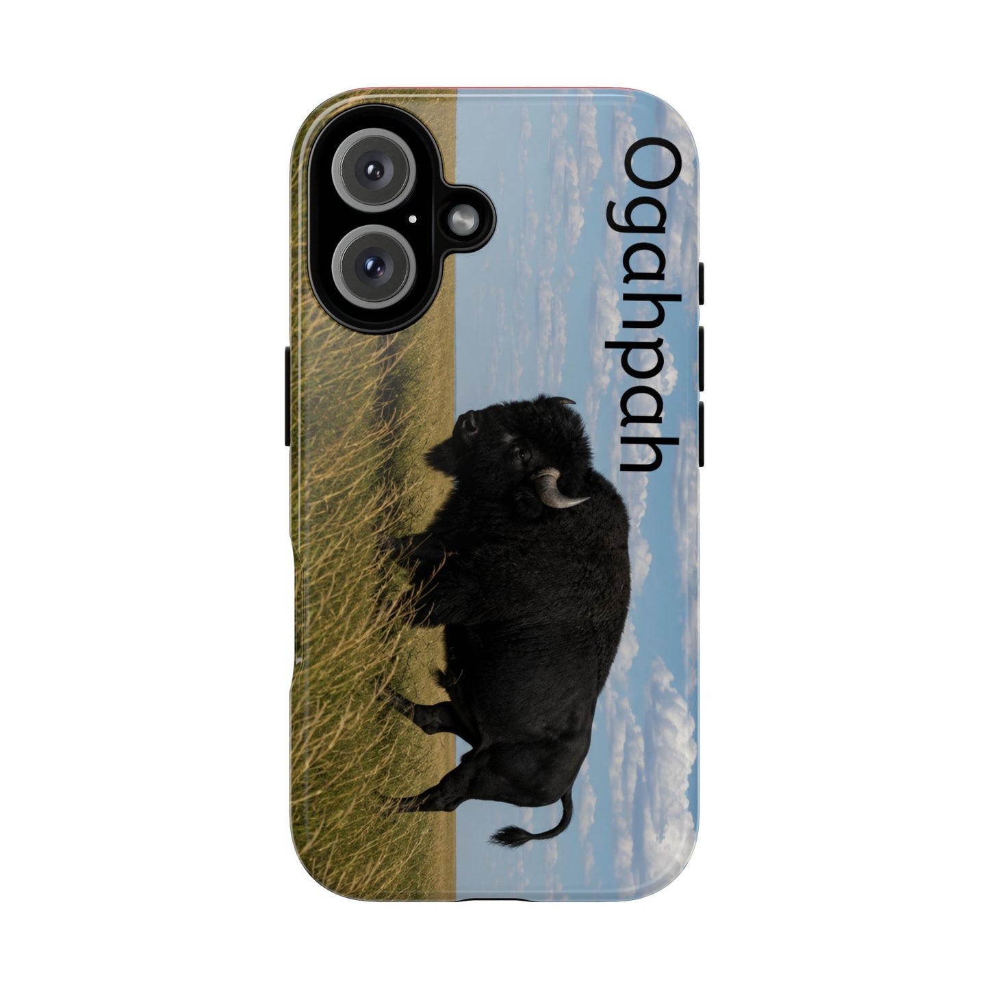Quapaw Ogahpah Buffalo Phone Case — Native-Inspired Tough Case