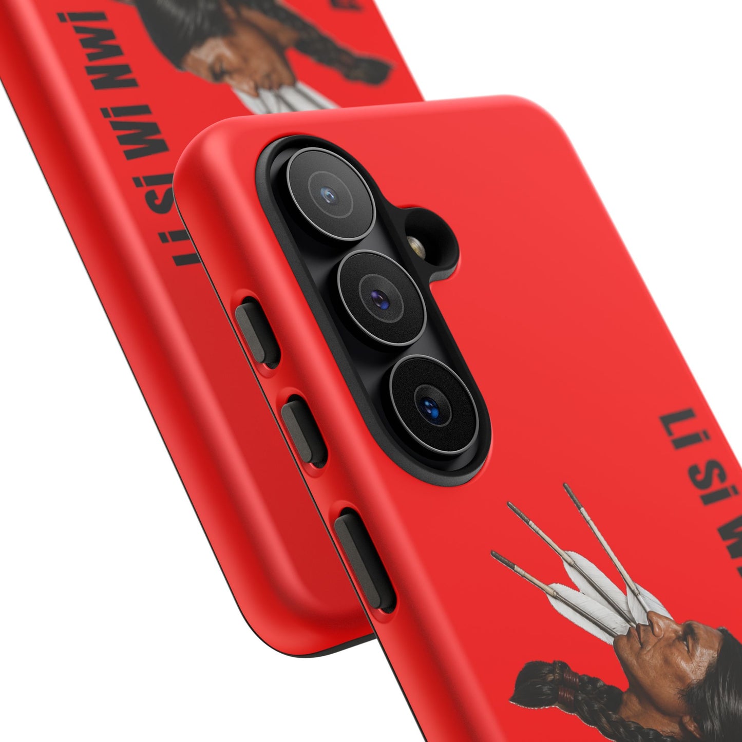 Absentee Shawnee Headdress Phone Case — 'Li Si Wi Ni' Design