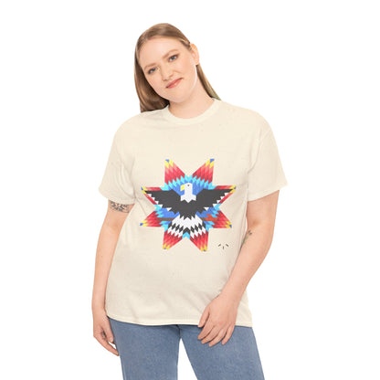 Native Star Eagle Graphic Tee with Arrow Backprint