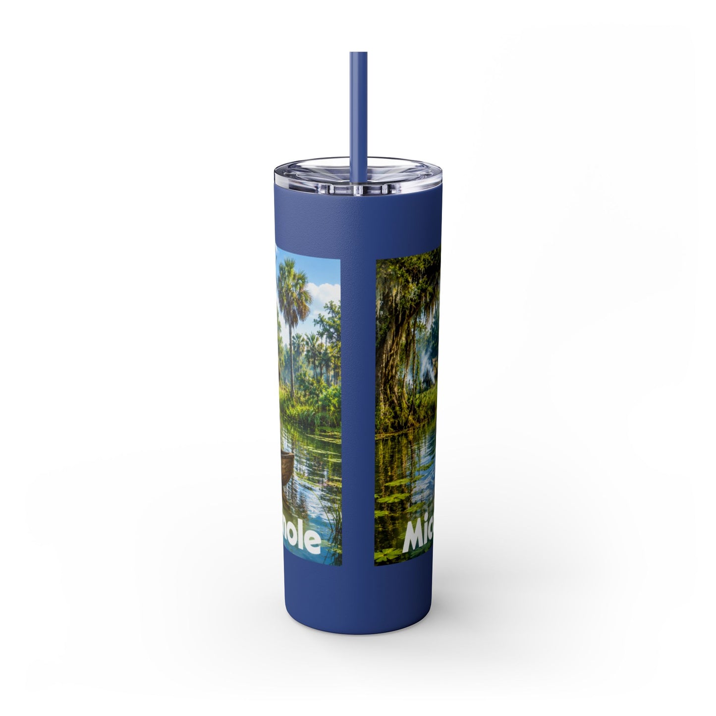 Seminole Skinny Tumbler with Straw, 20oz