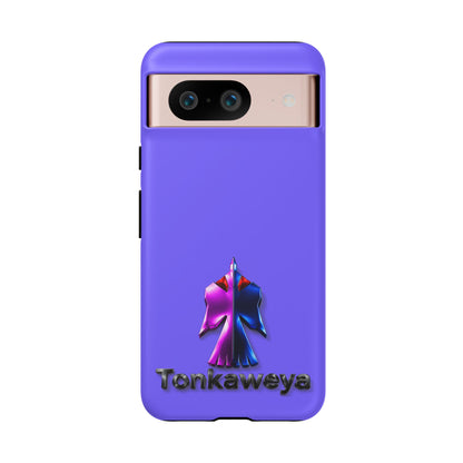 Tonkawa Phone Case — Tonkkaweya Sunrise Design (Protective Purple Hard Shell)