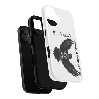 Sac&Fox Phone Case — 'Blackhawk' Raven Crest Protective Tough Case