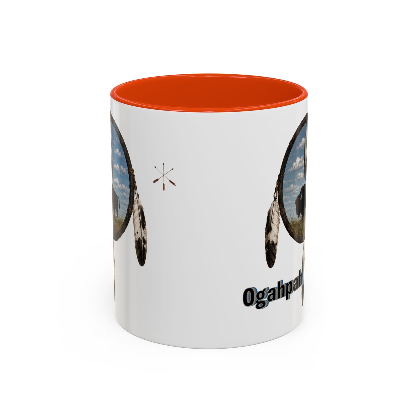 Quapaw Buffalo Mug – Ogahpah Native Spirit Ceramic Coffee Cup (11oz/15oz)