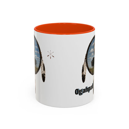 Quapaw Buffalo Mug – Ogahpah Native Spirit Ceramic Coffee Cup (11oz/15oz)