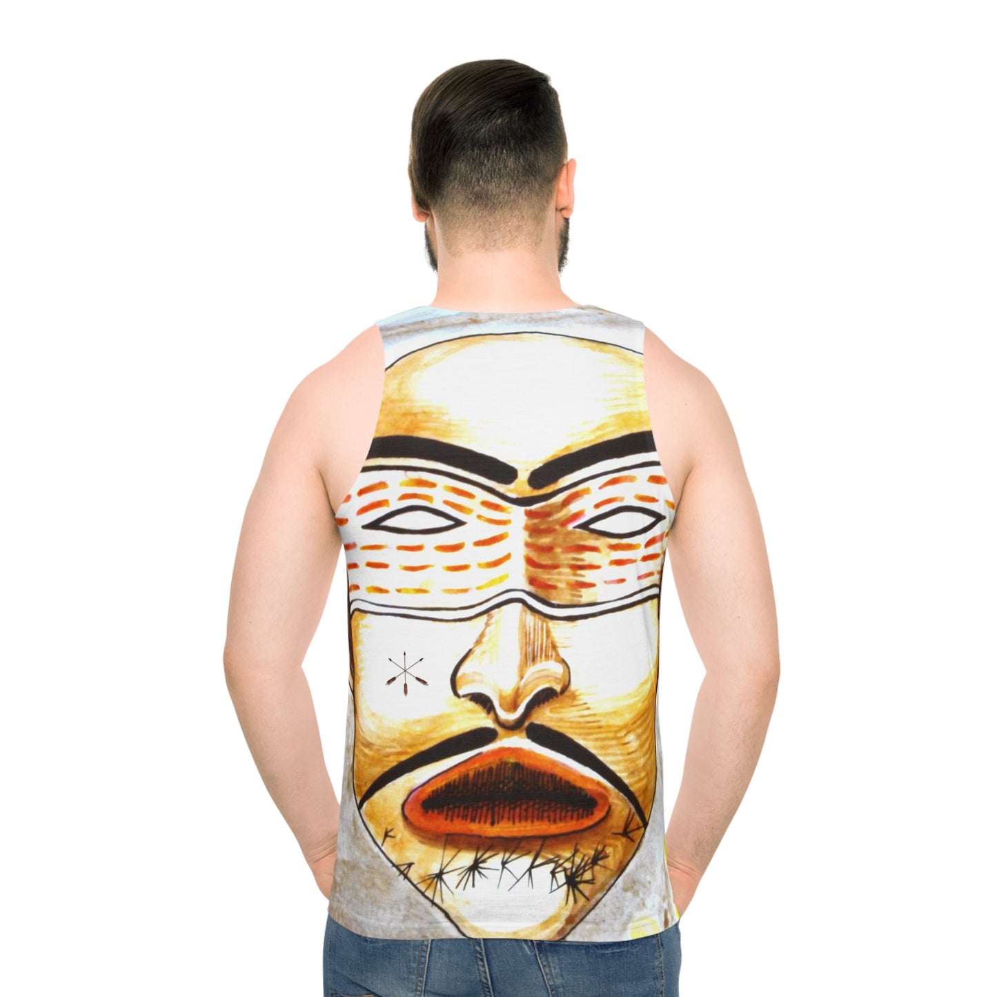 Inupiat Tribal Spirit Tank Top — Indigenous Art All-Over Print