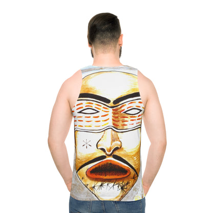 Inupiat Tribal Spirit Tank Top — Indigenous Art All-Over Print