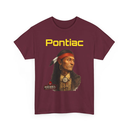 Pontiac Portrait T‑Shirt — Native Chief Graphic Tee