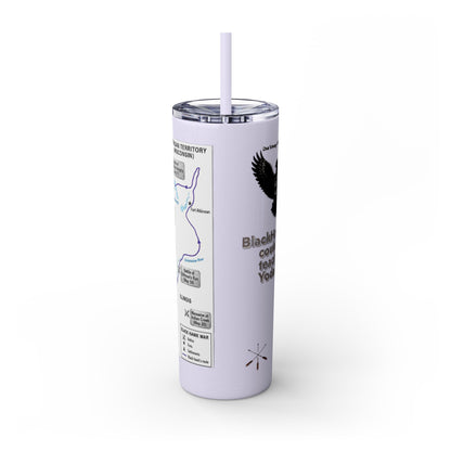 Blackhawk Skinny Tumbler 20oz – "BlackHawk could teach Yoda" Design
